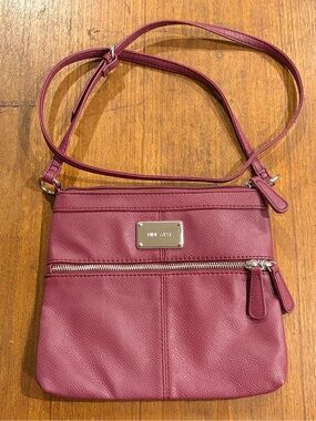 Nine West Burgundy Crossbody Bag